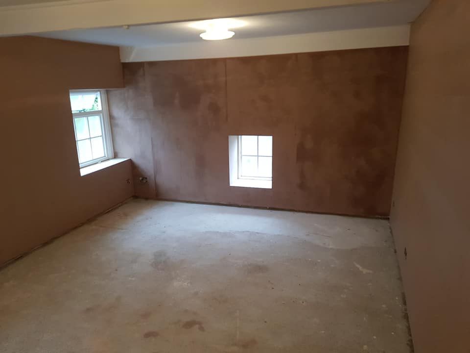 damp proofing job all rendered and plastered up, finished product tanking damp proofing